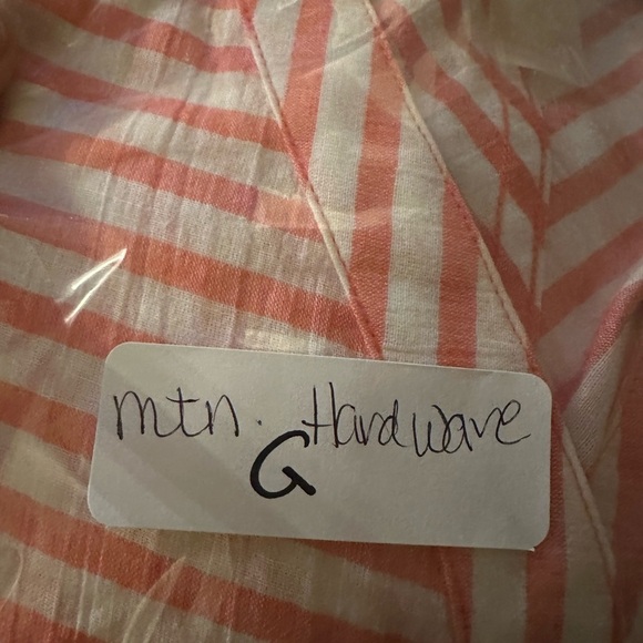 MOUNTAIN HARDWARE Striped button woman long sleeve casual activewear top M - Picture 11 of 11